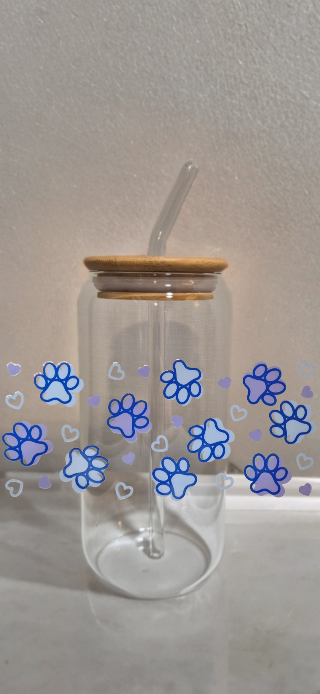 Blue Paw Print
