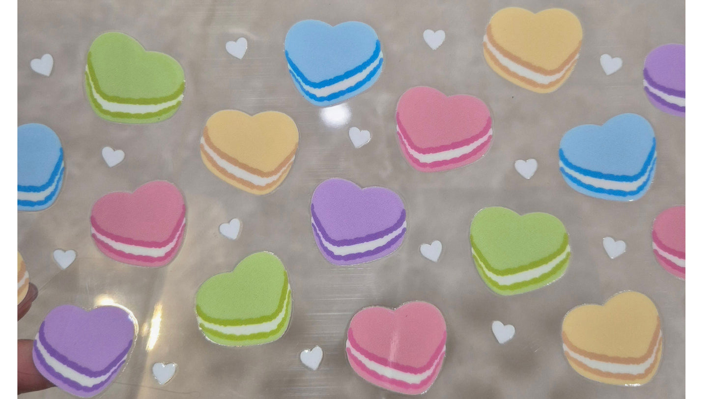 Heart Macarons